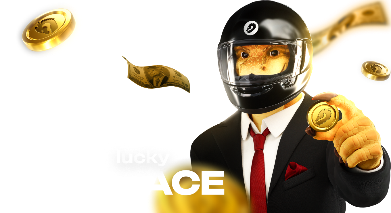 Персонаж в шлеме с монетой